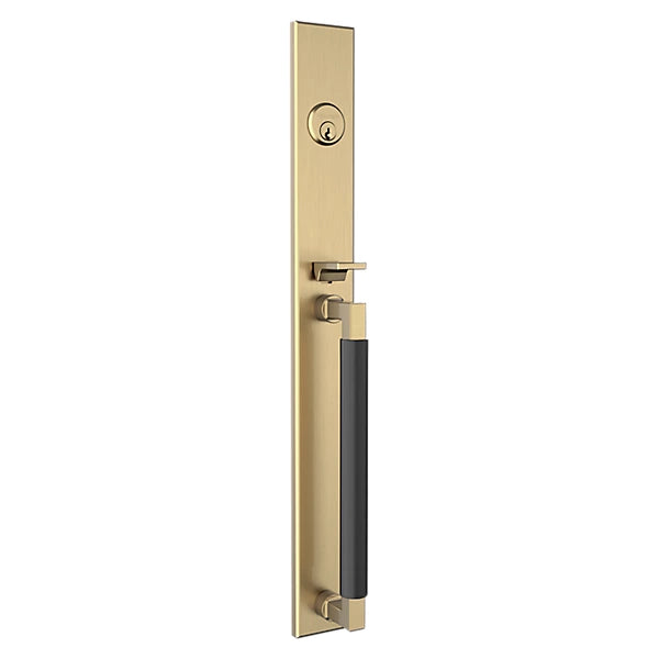 Baldwin - Estate Collection - Mortise Entry Handlesets - Gramercy 20” 6971 Mortise Handleset (Trim ONLY)