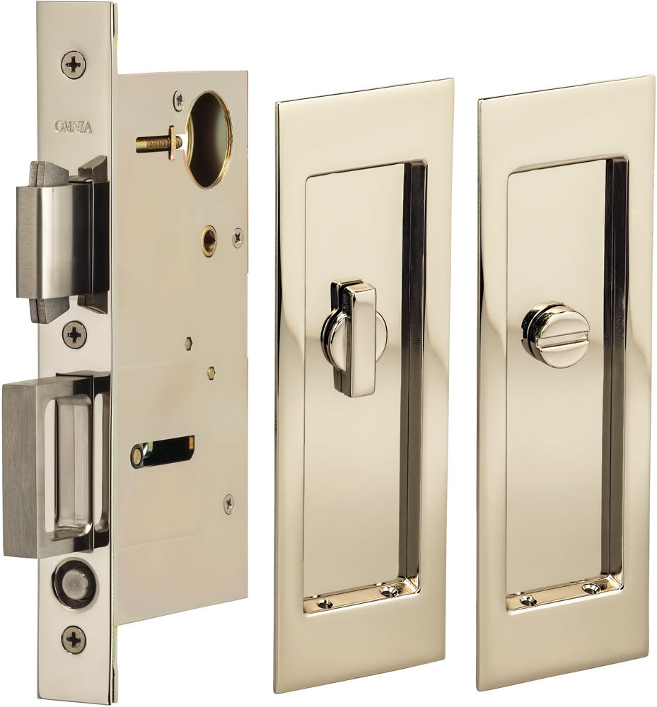 Omnia - 7035 Mortise Pocket Door Locks