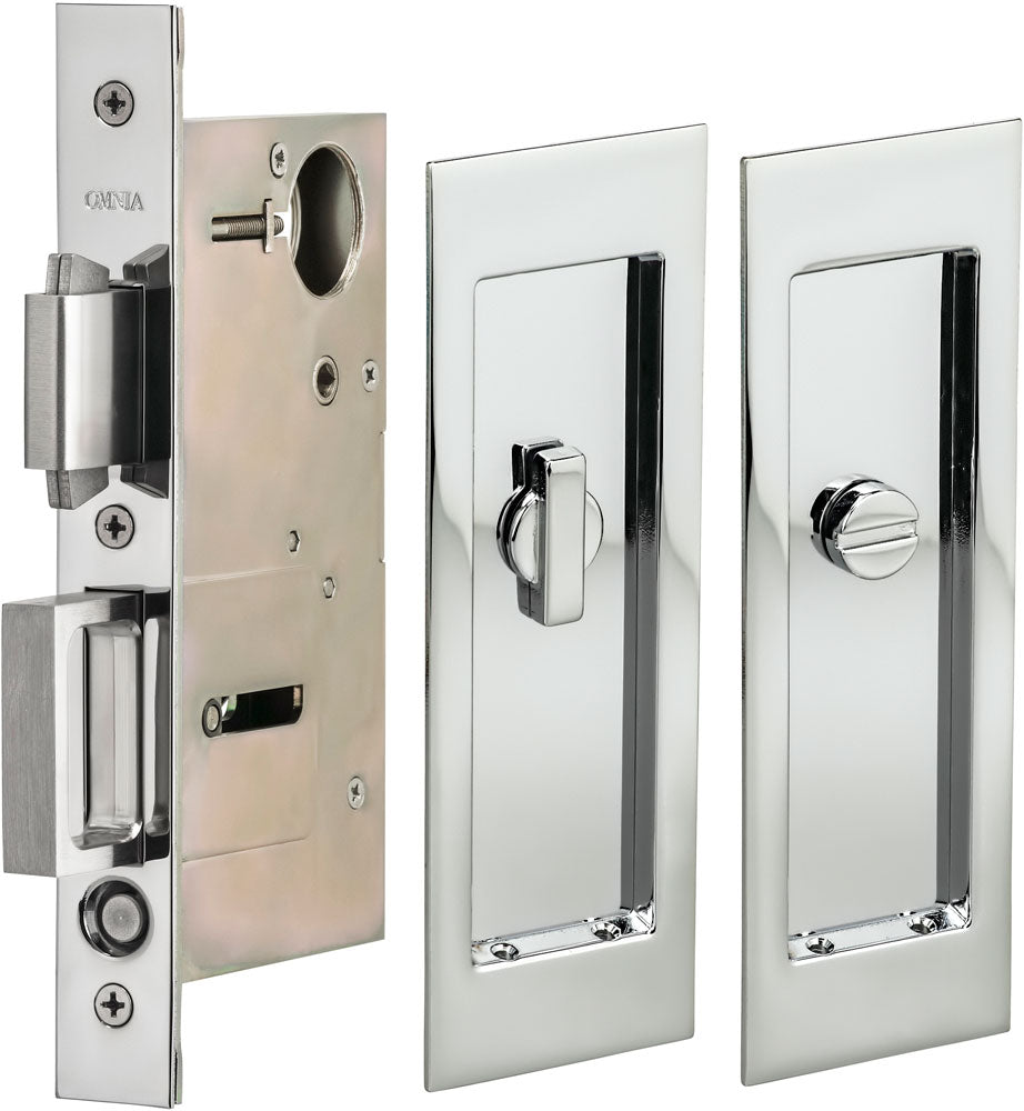 Omnia - 7035 Mortise Pocket Door Locks