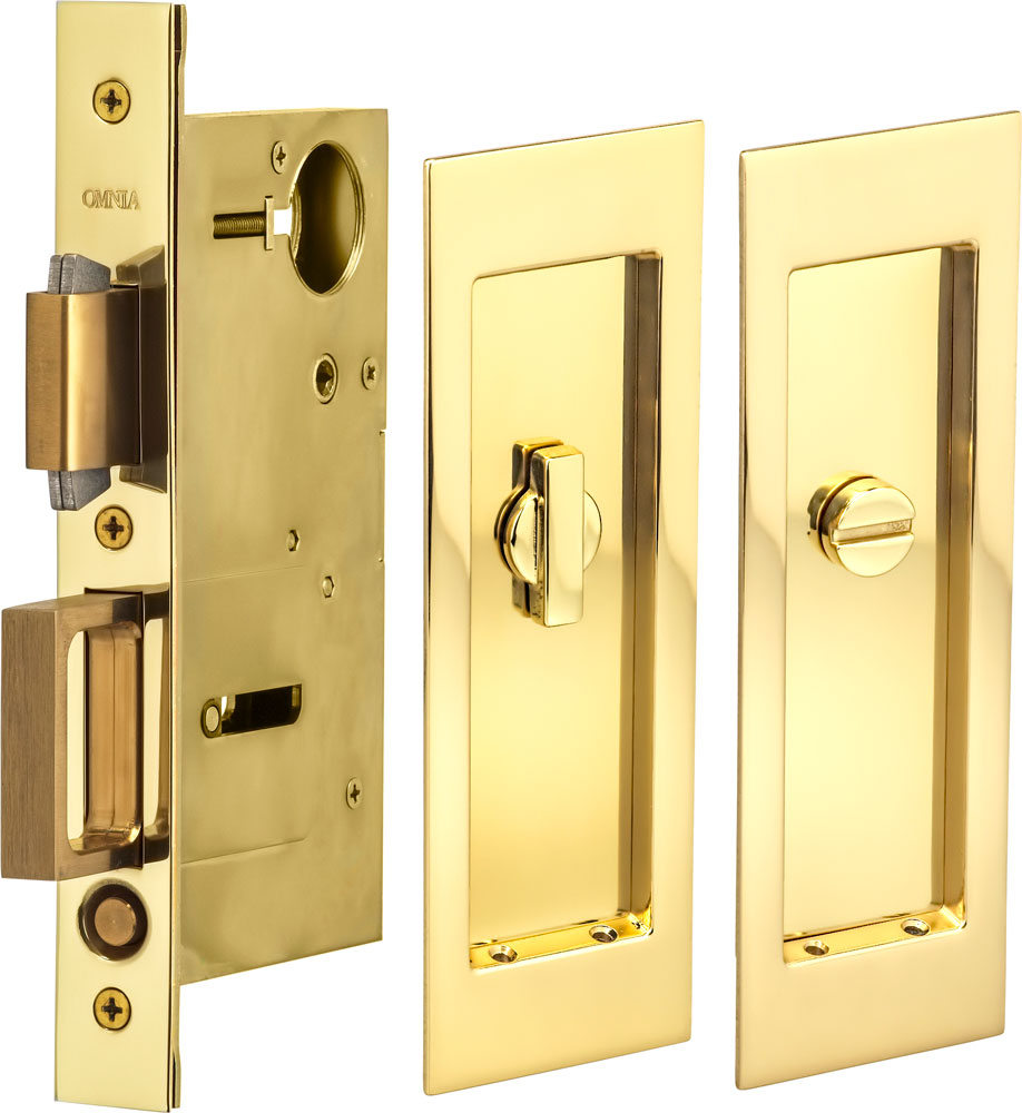 Omnia - 7035 Mortise Pocket Door Locks