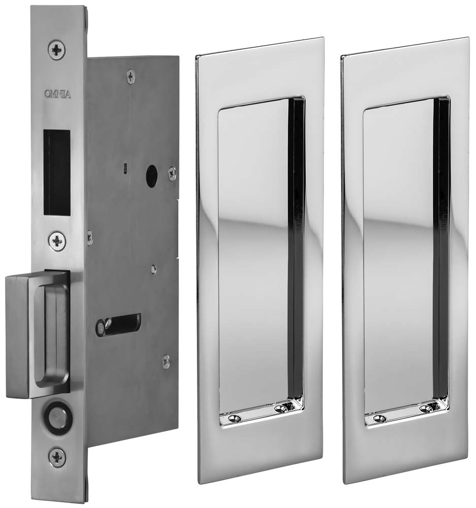 Omnia - 7035 Mortise Pocket Door Locks