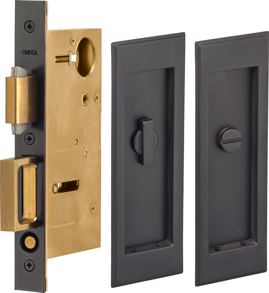 Omnia - 7037 Mortise Pocket Door Locks