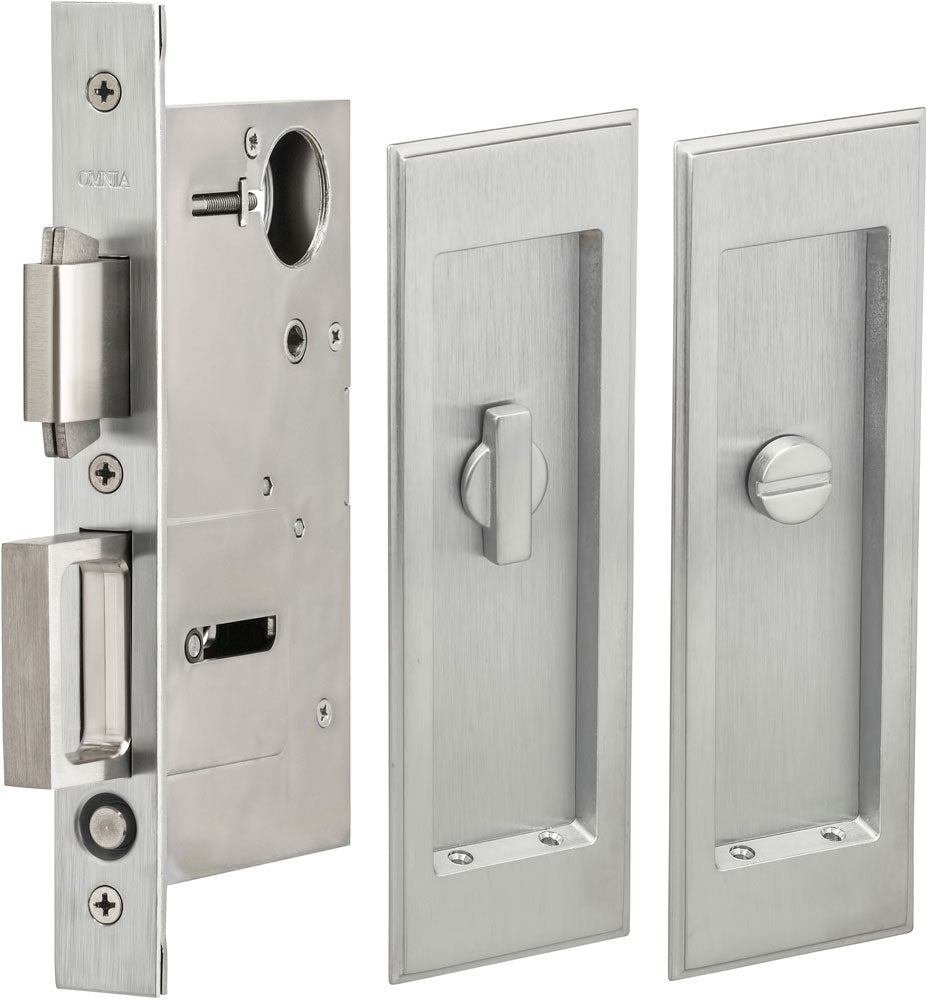 Omnia - 7037 Mortise Pocket Door Locks