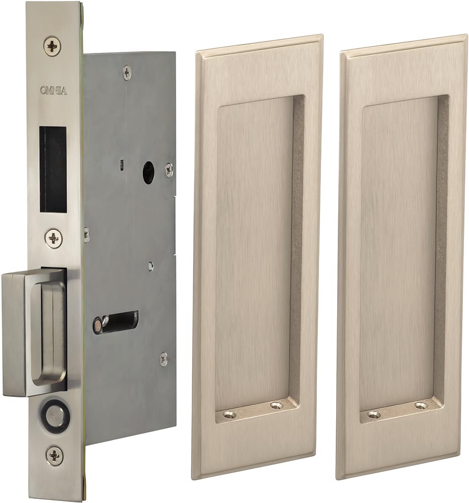 Omnia - 7037 Mortise Pocket Door Locks