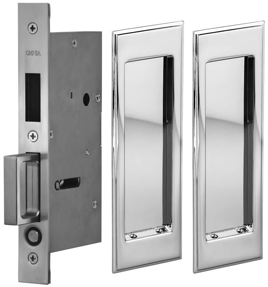 Omnia - 7037 Mortise Pocket Door Locks