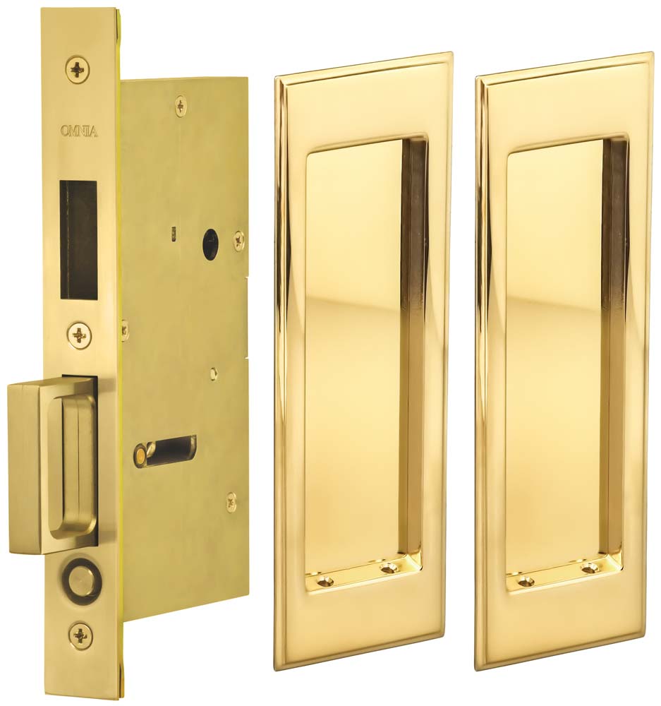 Omnia - 7037 Mortise Pocket Door Locks