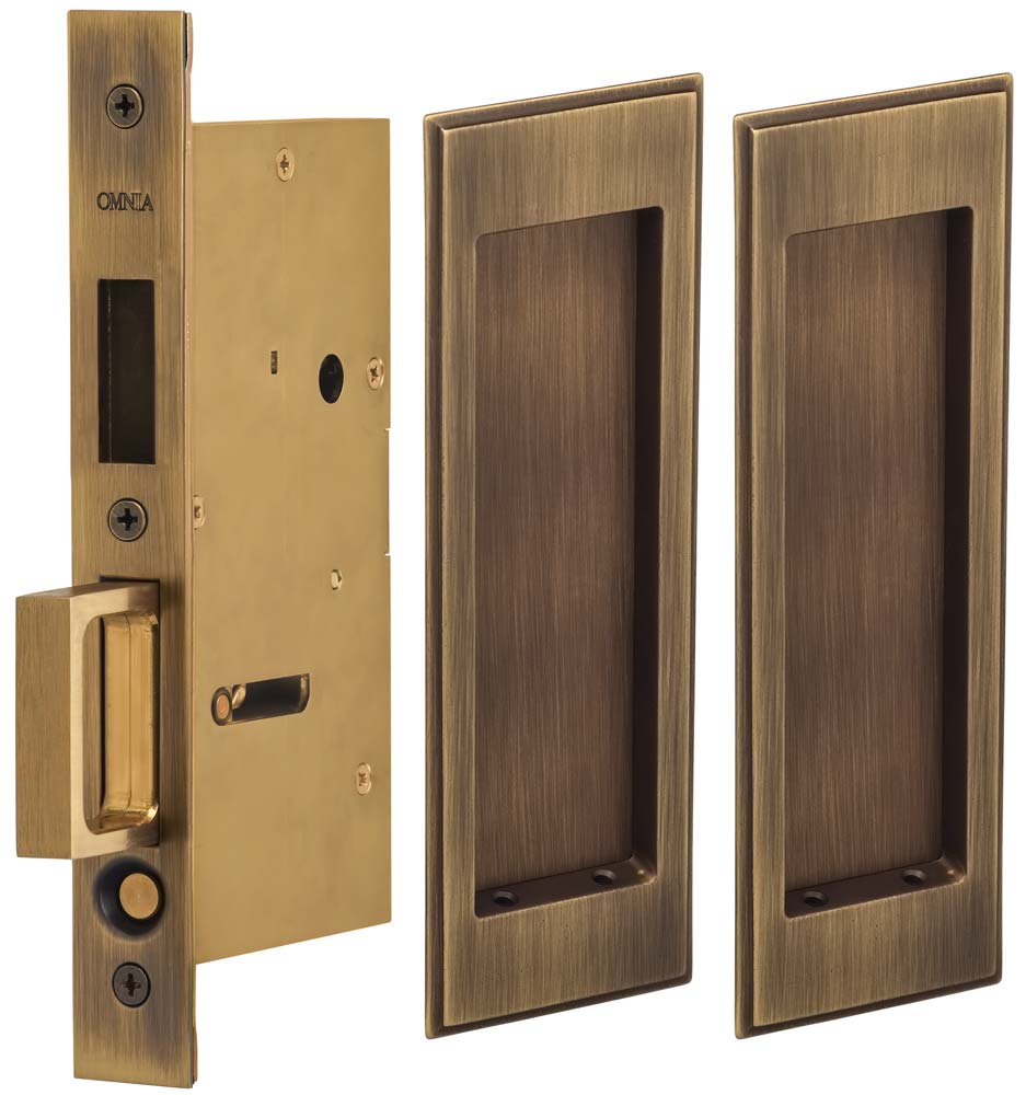 Omnia - 7037 Mortise Pocket Door Locks