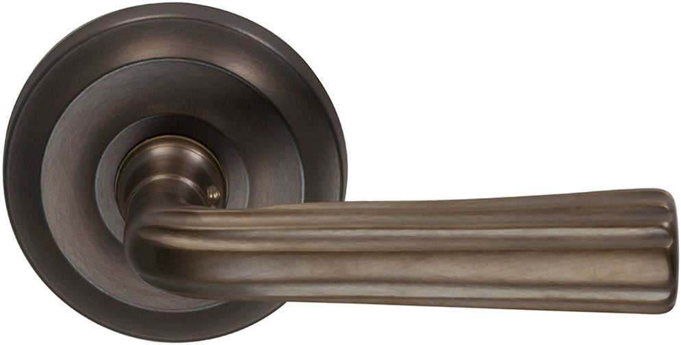 Omnia Style #706 Traditions Solid Brass Door Lever (with 671 Rose)