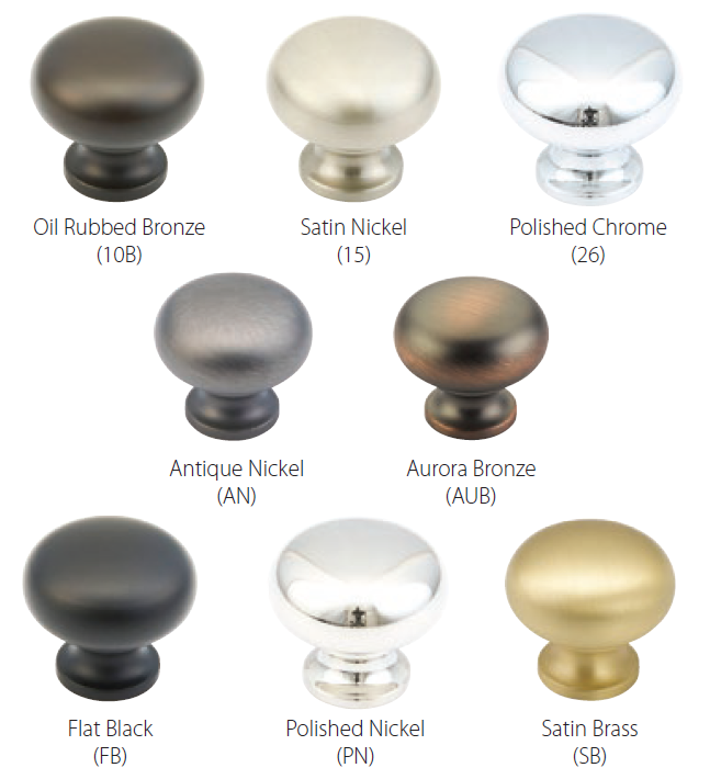 Schaub and Company - Country Collection - Round Cabinet Knob