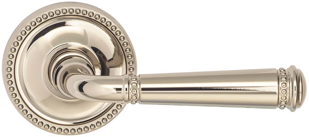 Omnia Style #748 ARC Solid Brass Door Lever (with 618 Rose)