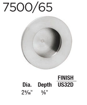 Omnia Flushcups 7500/65 Solid Brass & Stainless Steel