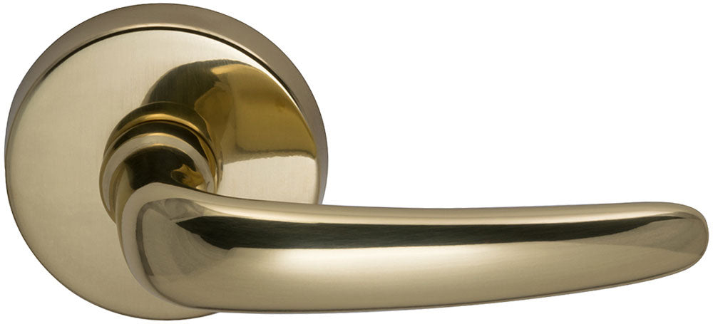 Omnia Style #762 Modern Solid Brass Door Lever