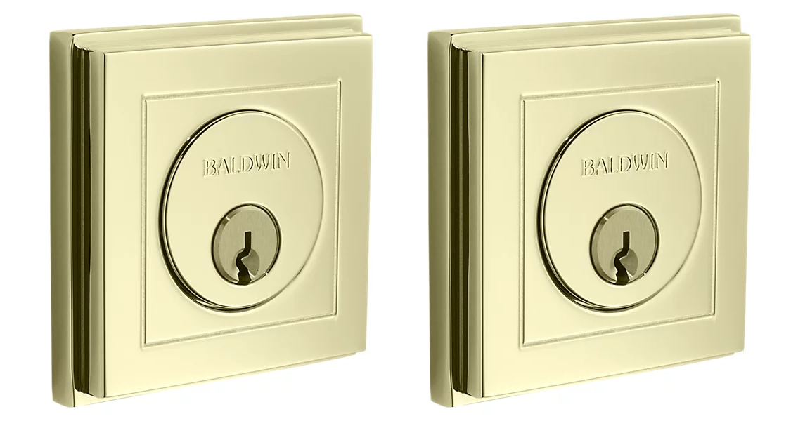 Baldwin - Estate Collection - Deadbolts - 8261 Hollywood Hills Deadbolt (Double Cylinder - 2-1/8" Door Prep)