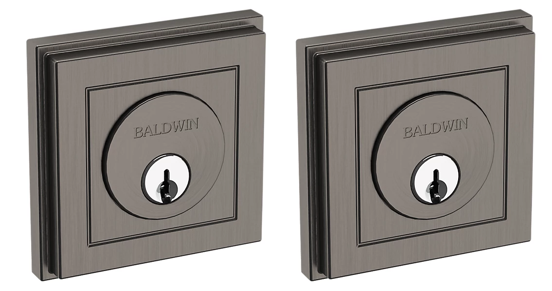 Baldwin - Estate Collection - Deadbolts - 8261 Hollywood Hills Deadbolt (Double Cylinder - 2-1/8" Door Prep)