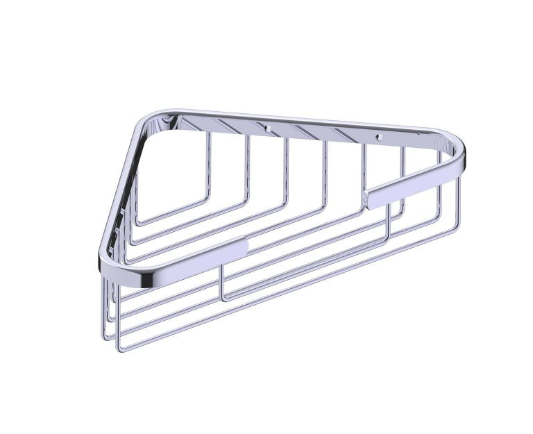 Kartners - Corner Wire Basket (828006) - Polished Chrome