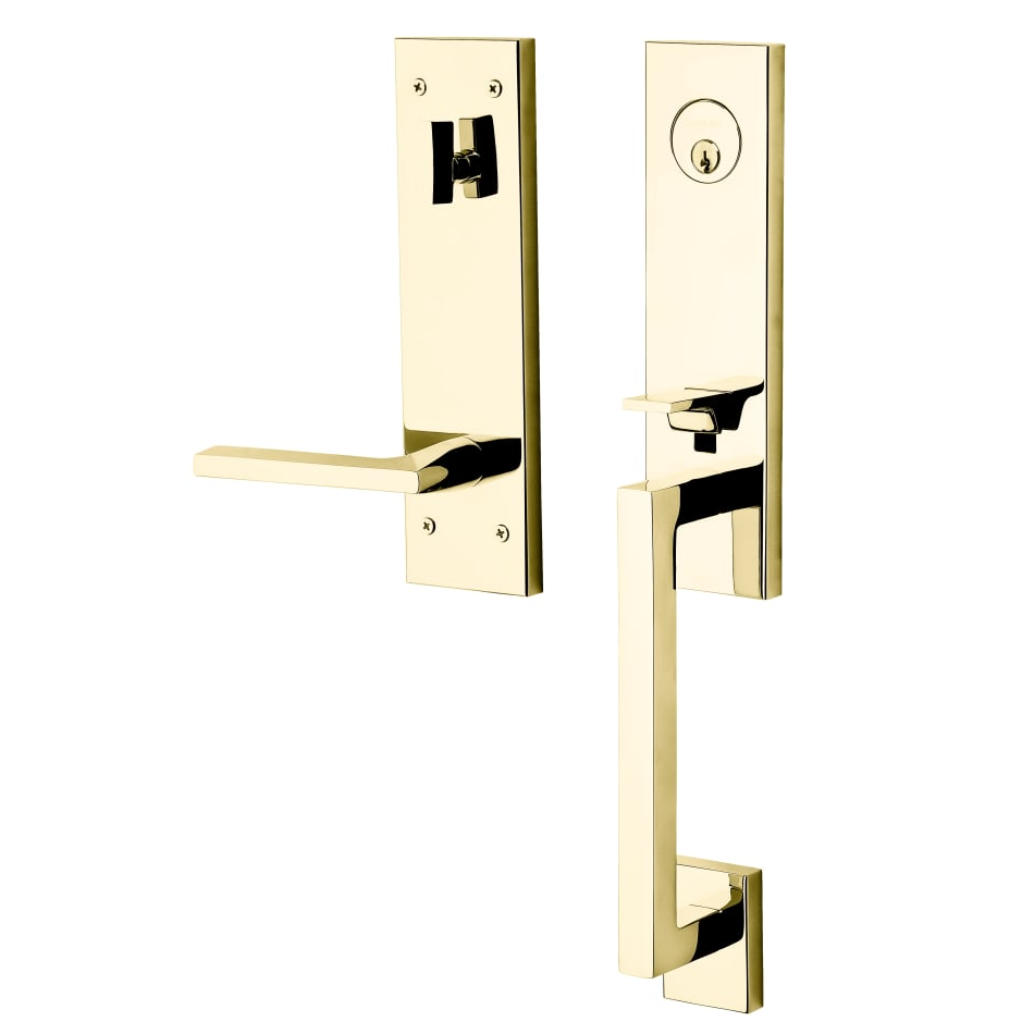 Baldwin - Estate Collection - Tubular Entry Handlesets - Minneapolis 3/4 Escutcheon Emergency Egress Handleset w/ 5162 Minneapolis Lever