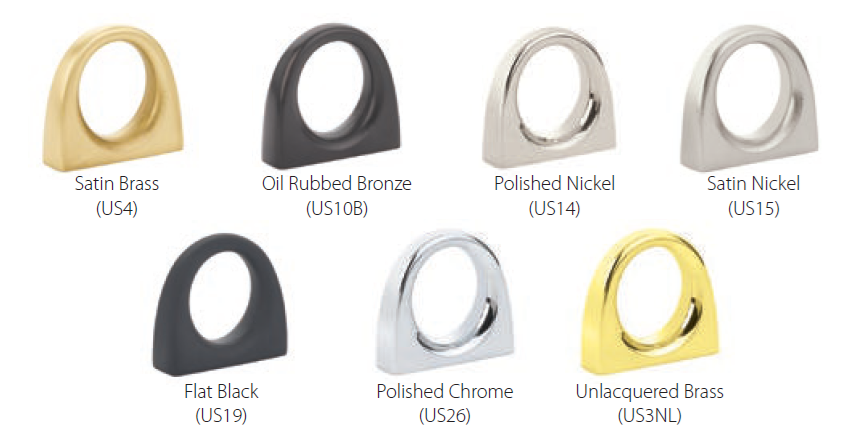 Emtek - Contemporary Collection - Ring Cabinet Knob