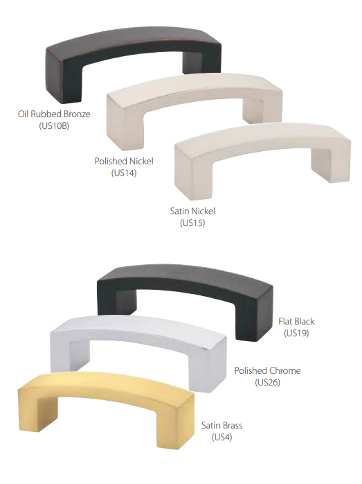 Emtek - Mid Century Modern Collection - Bauhaus Cabinet Pull