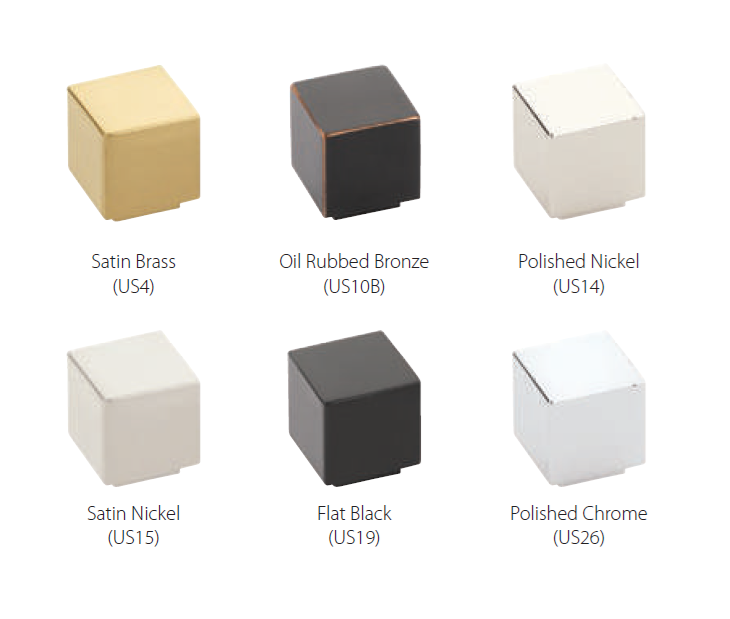 Emtek - Modern Rectangular Collection - Allerton Cabinet Knob