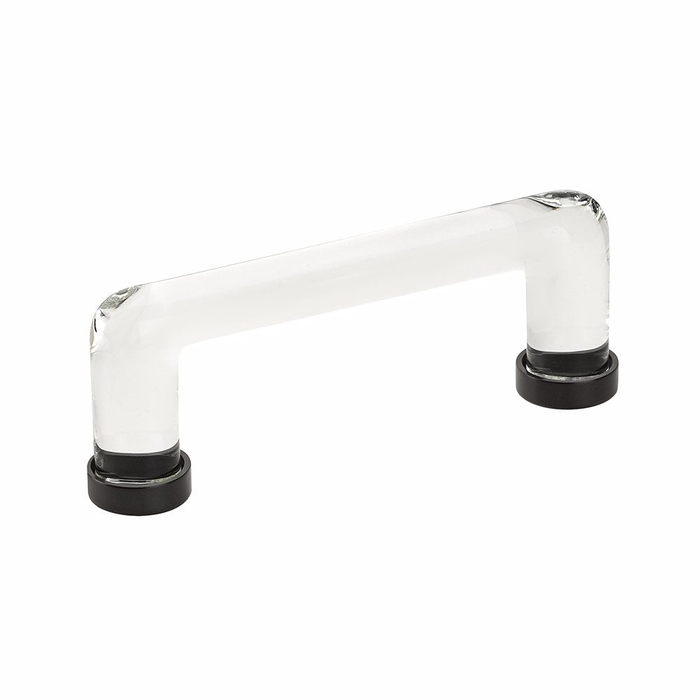 Emtek - Glass Collection - Modern Glass Pull Cabinet Pull