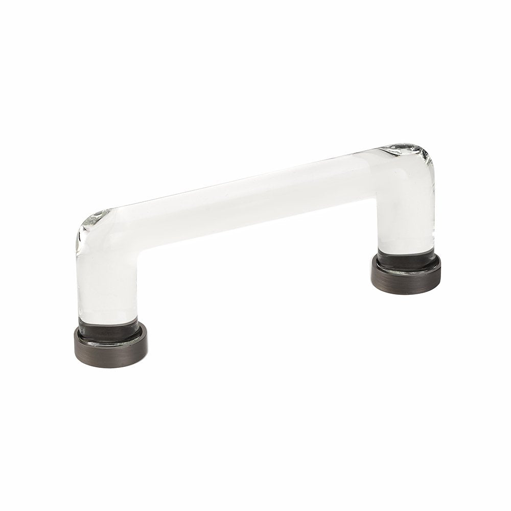 Emtek - Glass Collection - Modern Glass Pull Cabinet Pull