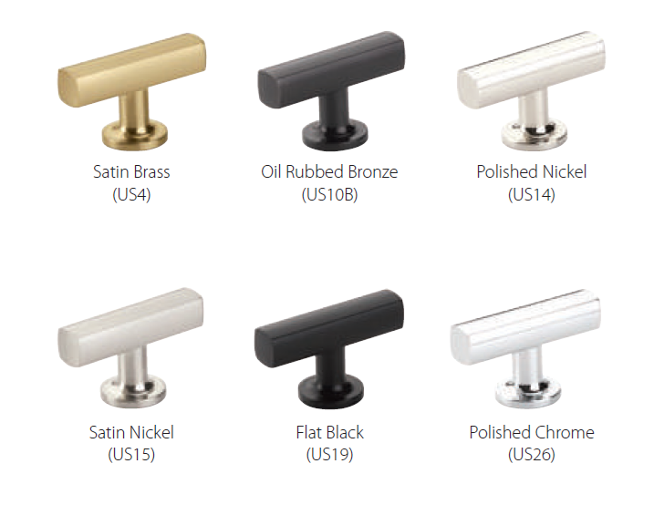 Emtek - Urban Modern Collection - Freestone Cabinet T-Knob