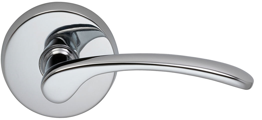 Omnia Style #890 Modern Solid Brass Door Lever