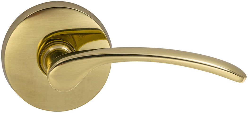 Omnia Style #890 Modern Solid Brass Door Lever