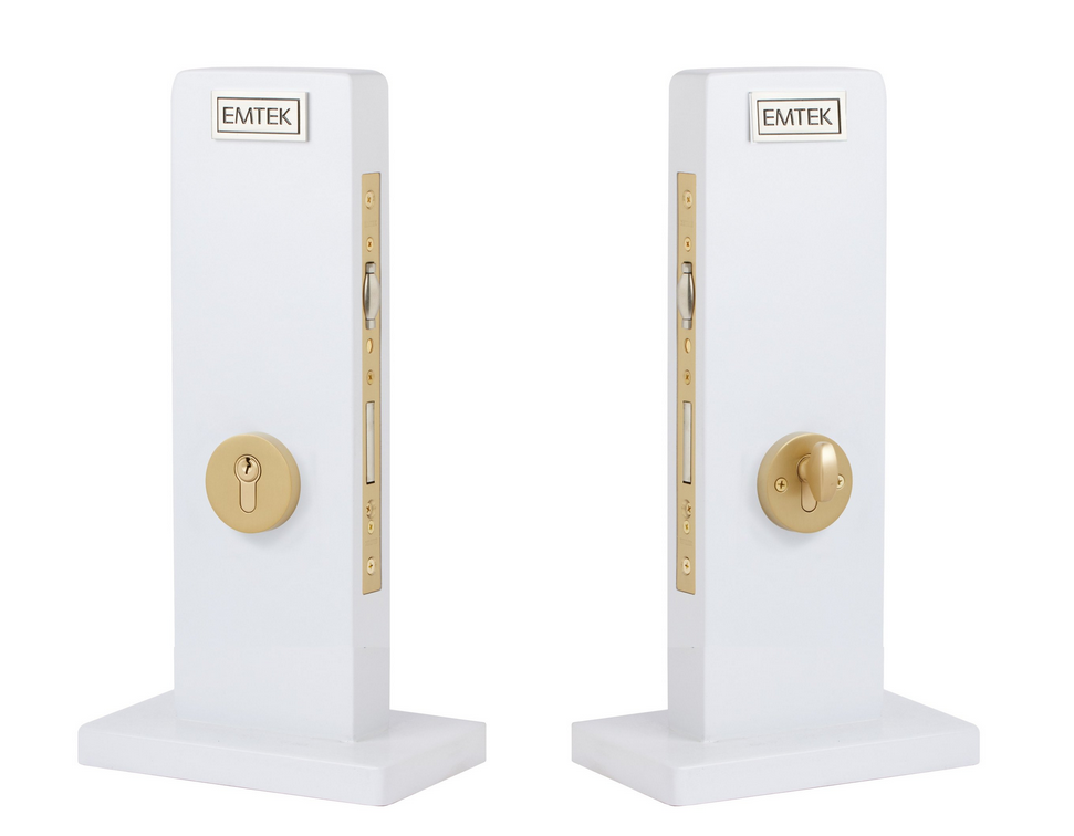 Emtek - European Mortise Deadbolt with Integrated Roller Latch