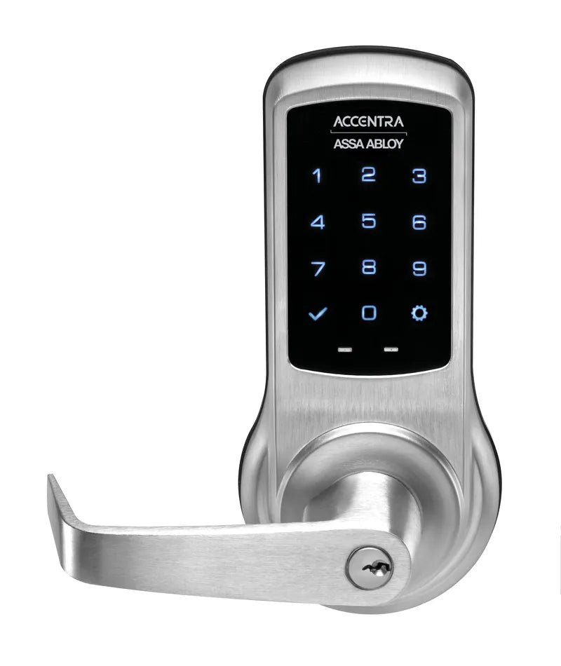 Accentra (Yale) - nexTouch® Cylindrical Keypad Lock in Satin Chrome (AUNTB-623-NR-626)