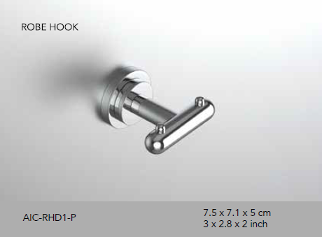 Neelnox - Collection Aire Classic - Robe Hook Double - AIC-RHD1