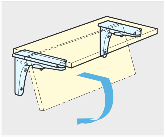 Sugatsune - Folding Bracket - BOS-180/240 Folding Bracket w/ Stopper