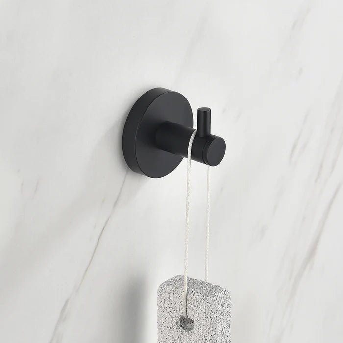Casa Fixtures - Bathroom Accessories - Halo Bathroom Towel & Robe Hook (CBA-1401)