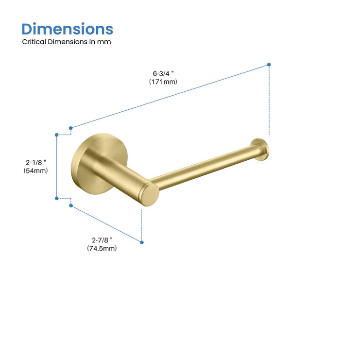 Casa Fixtures - Bathroom Accessories - Halo Bathroom Toilet Paper Holder (CBA-1402)