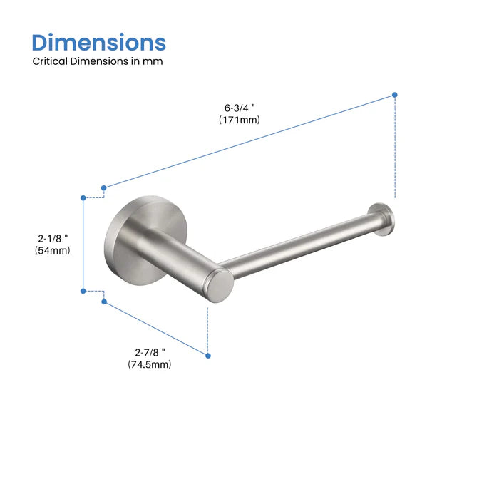 Casa Fixtures - Bathroom Accessories - Halo Bathroom Toilet Paper Holder (CBA-1402)