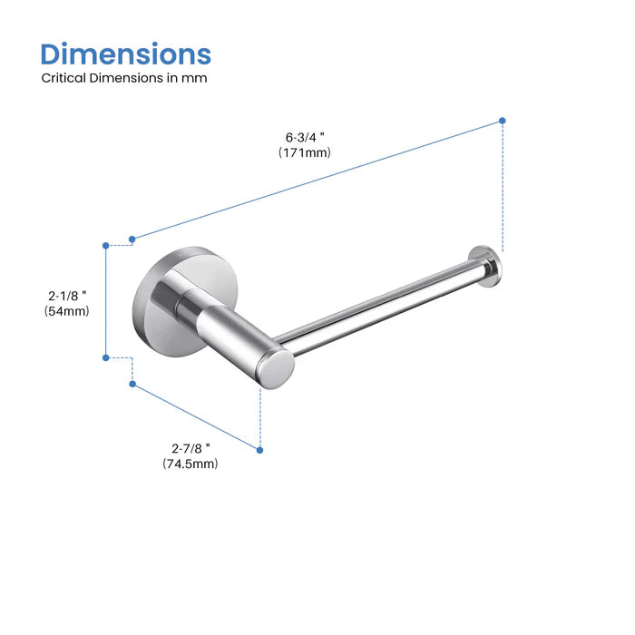 Casa Fixtures - Bathroom Accessories - Halo Bathroom Toilet Paper Holder (CBA-1402)