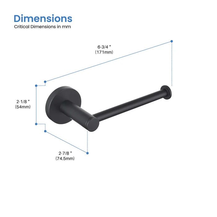 Casa Fixtures - Bathroom Accessories - Halo Bathroom Toilet Paper Holder (CBA-1402)