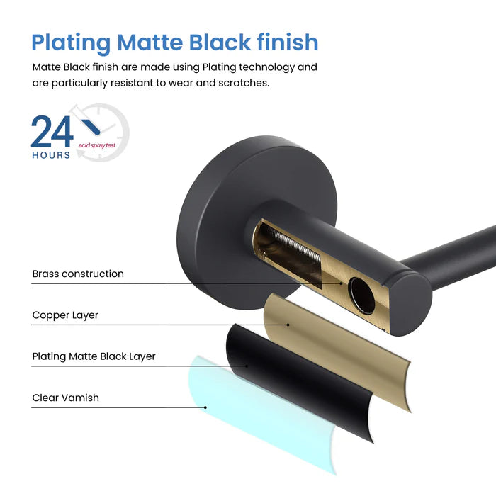 Casa Fixtures - Bathroom Accessories - Halo 24 inch Bathroom Towel Bar (CBA-1404)