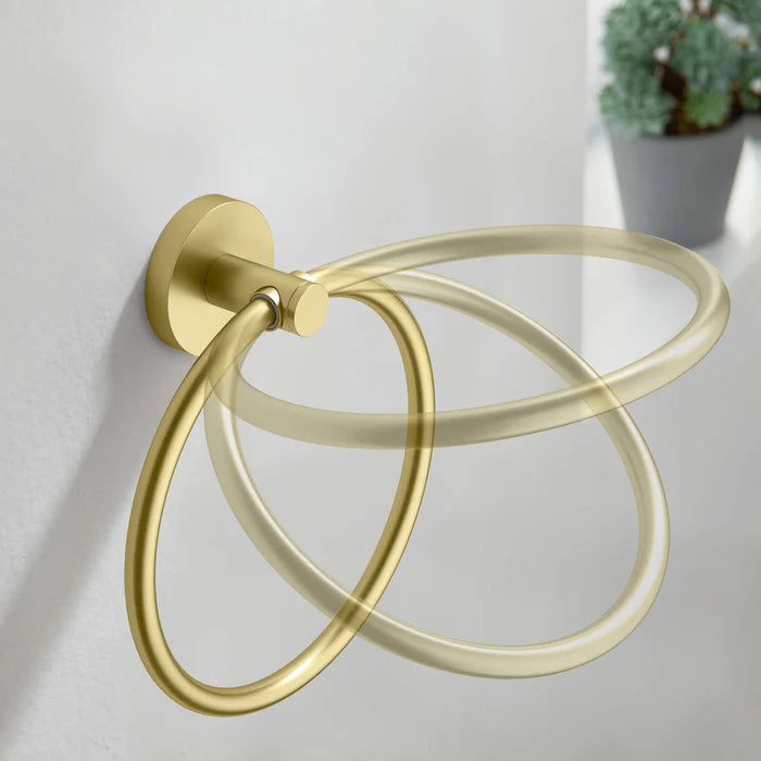 Casa Fixtures - Bathroom Accessories - Halo Bathroom Towel Ring (CBA-1406)