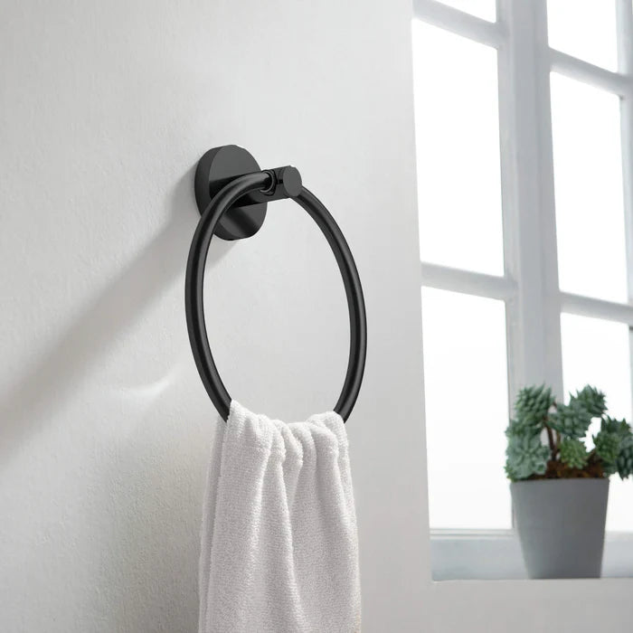 Casa Fixtures - Bathroom Accessories - Halo Bathroom Towel Ring (CBA-1406)