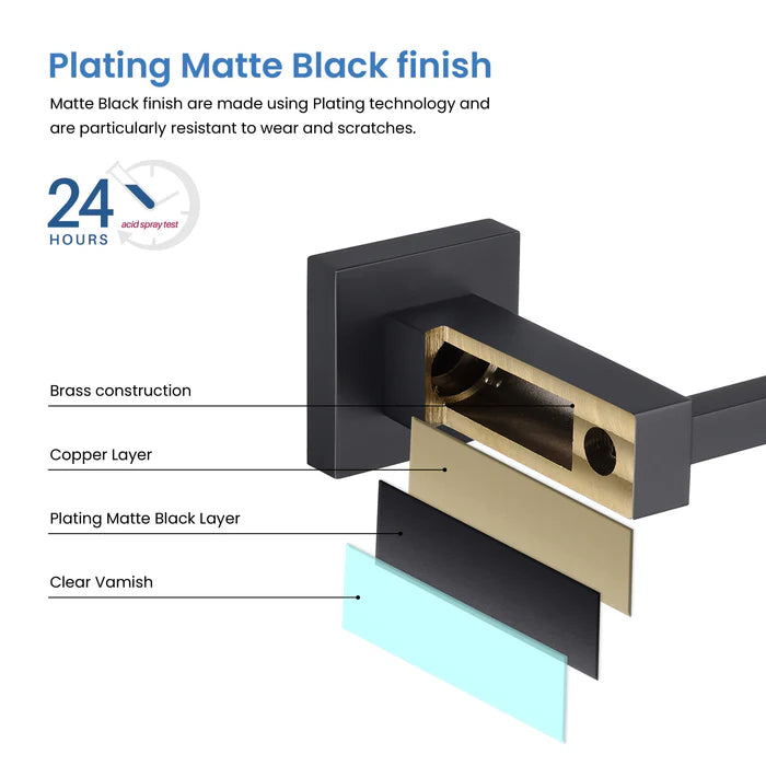 Casa Fixtures - Bathroom Accessories - Quadra Bathroom Toilet Paper Holder (CBA-1502)