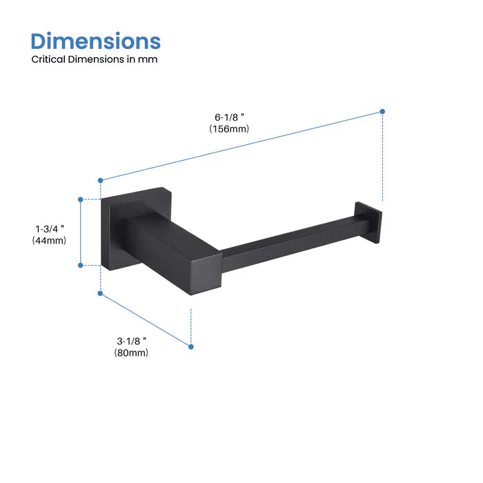 Casa Fixtures - Bathroom Accessories - Quadra Bathroom Toilet Paper Holder (CBA-1502)