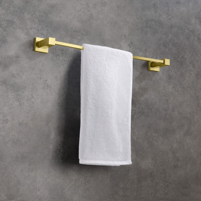 Casa Fixtures - Bathroom Accessories - Quadra Bathroom 18" Towel Bar (CBA-1507)