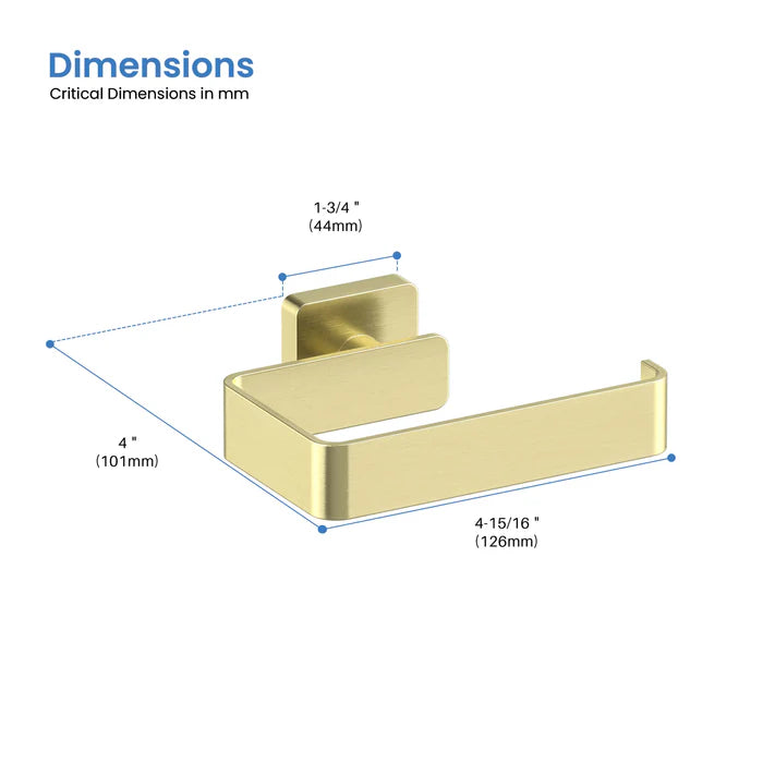Casa Fixtures - Bathroom Accessories - Fusion Bathroom Toilet Paper Holder (CBA-1602)