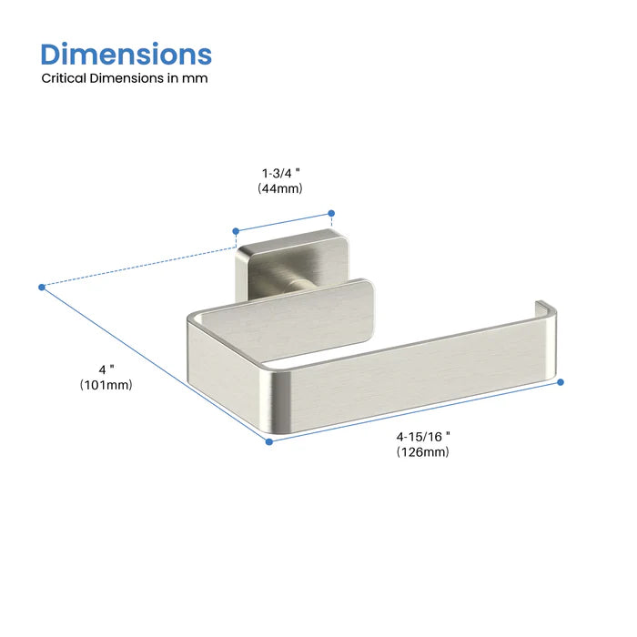 Casa Fixtures - Bathroom Accessories - Fusion Bathroom Toilet Paper Holder (CBA-1602)