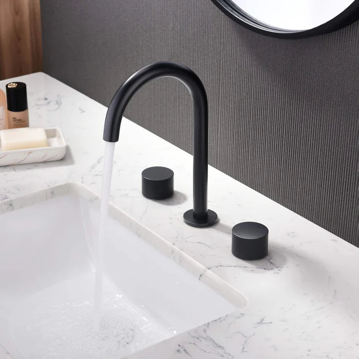Casa Fixtures - Bathroom Faucet - Verona 8" Widespread Bathroom Sink Faucet with Drain Assembly (CBF-1026)