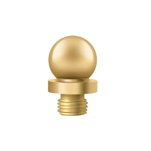 Deltana - Solid Brass Door Finials - Ball Tip (Each)