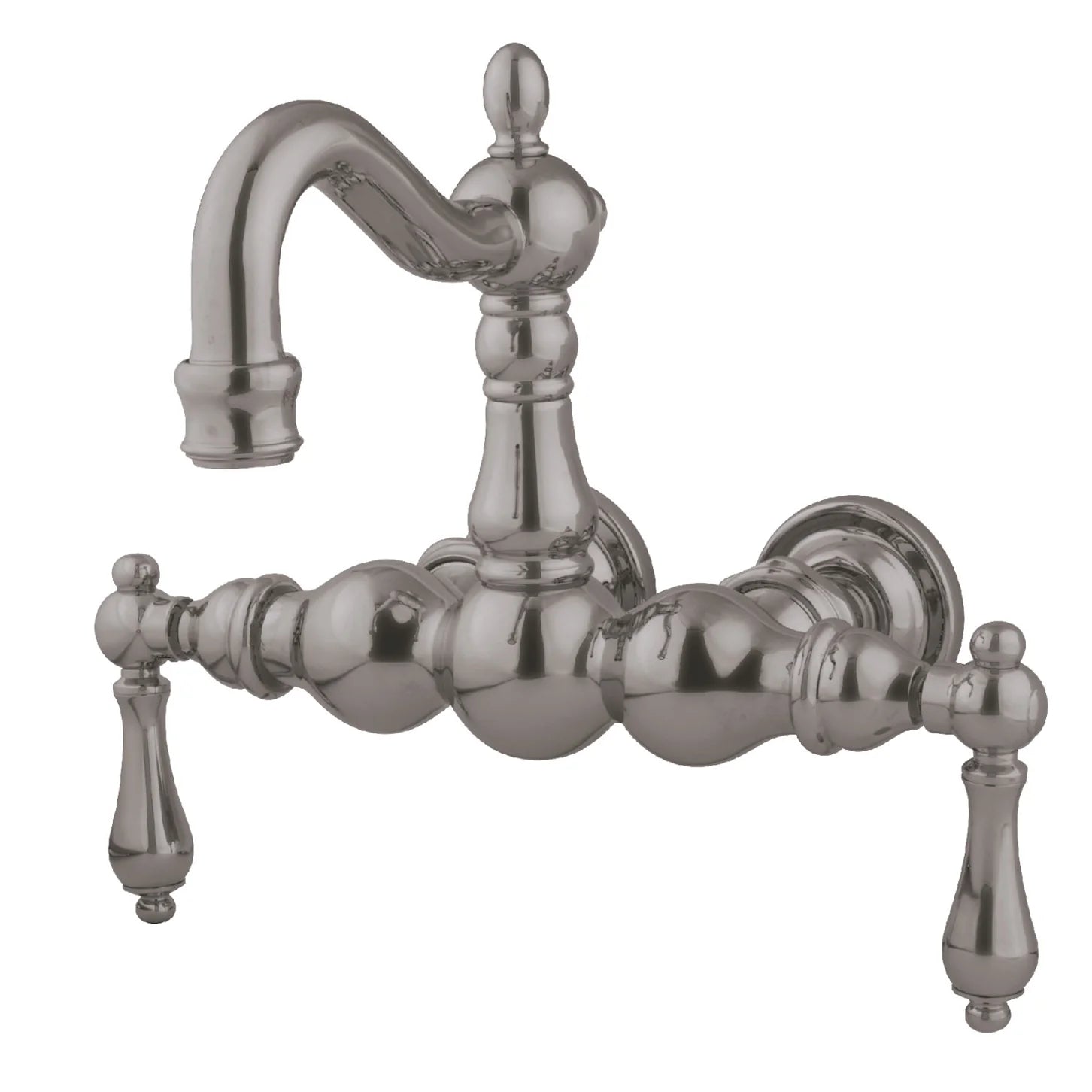 Kingston - Tub Faucets - Vintage CC1001T Two-Handle 2-Hole Tub Wall Mount Clawfoot Tub Faucet