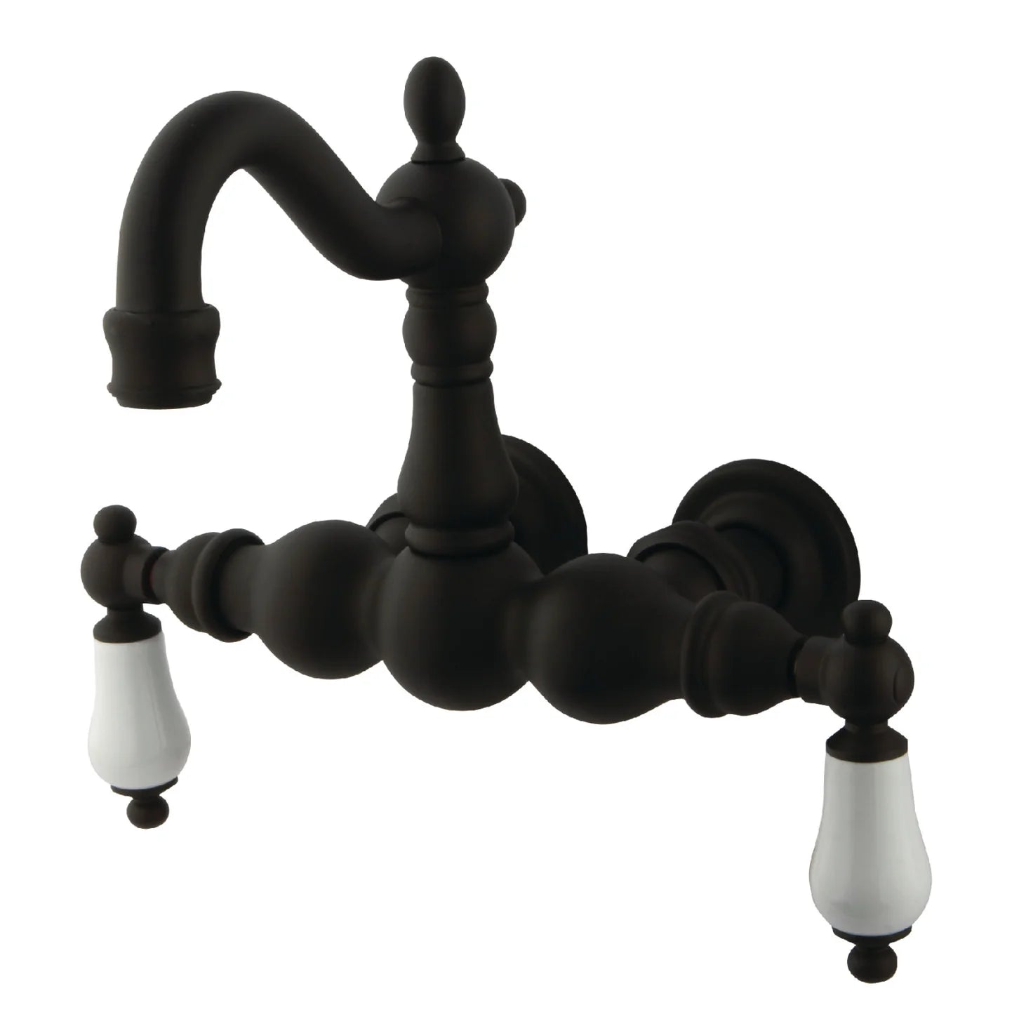 Kingston - Tub Faucets - Vintage CC1006T Two-Handle 2-Hole Tub Wall Mount Clawfoot Tub Faucet