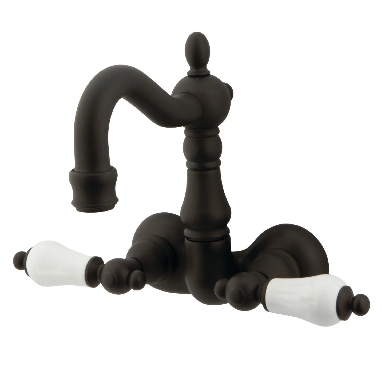 Kingston - Tub Faucets - Vintage CC1075T Two-Handle 2-Hole Tub Wall Mount Clawfoot Tub Faucet